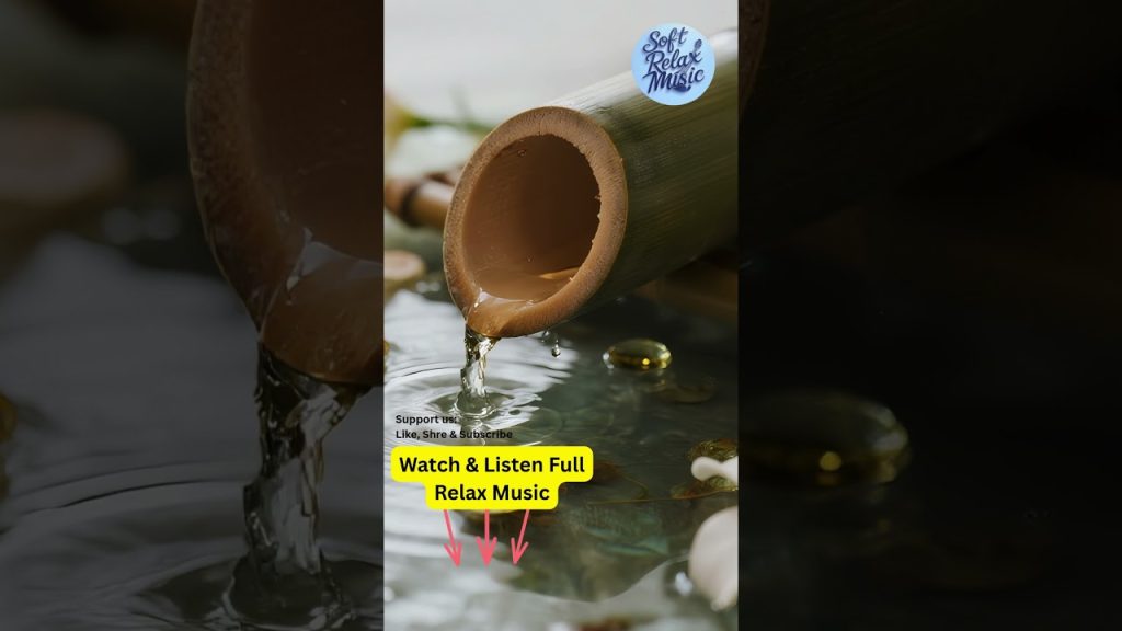 Piano & Soothing Water ✧ Deep Relaxation for Mind and Body Healing  #stressrelief #relaxmusic