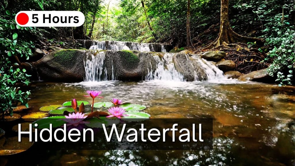 The Hidden Waterfall Garden 🌸 Healing Piano for a Heavy Mind (5 Hours) | RELAX 3