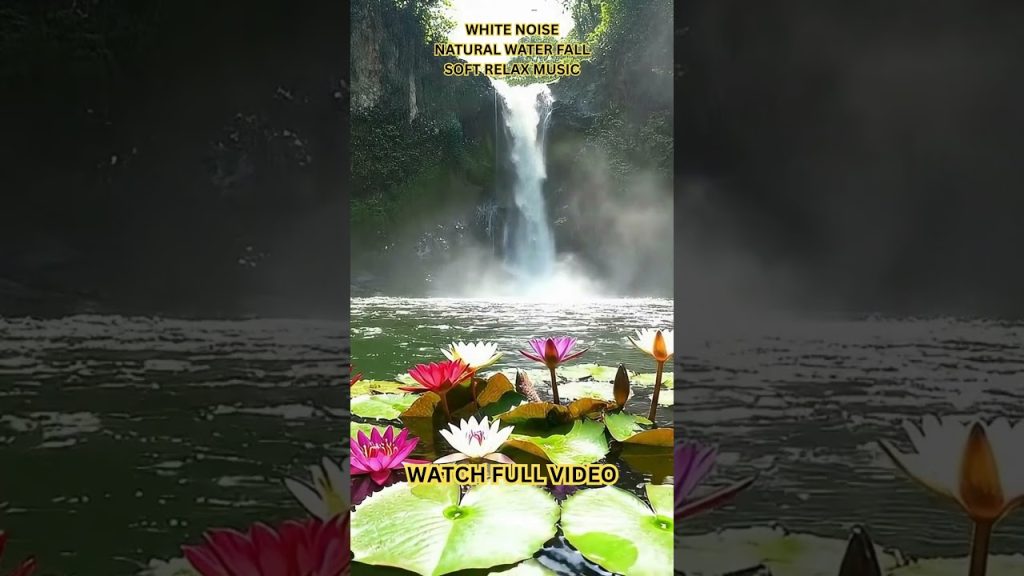 WHITE NOISE NATURAL WATER FALL SOFT RELX MUSIC