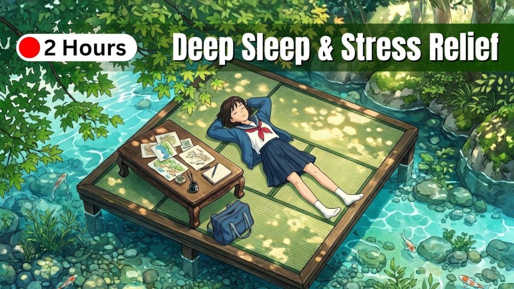 Chinese Zen Piano Sleep Music: Solo Piano for Deep Sleep & Stress Relief