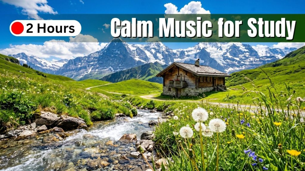 Relaxing Piano & Lovely Nature   2 Hours Calm Music for Study, Sleep & Stress Relief